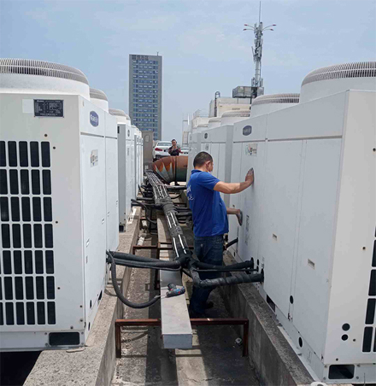 东安中央空调制热和不制冷系统维修方法